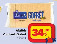AKTÜRK VANİLYALI GOFRET 300 G